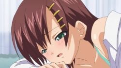 1080p 1boy 1girls animated blush bouncing_breasts breasts breasts_out brown_hair censored clothed clothed_sex cum cum_in_pussy cum_inside doggy_style drooling ejaculation english_subtitles english_text female green_eyes hair_ornament hentai high_resolution holding_arm japanese japanese_voice_acting longer_than_one_minute male moaning nipples no_panties oni_chichi open_mouth penetration penis poro pussy saliva saliva_trail sana_kuraka school_uniform schoolgirl sex sex_from_behind skirt sound tagme vaginal_blood vaginal_penetration video
