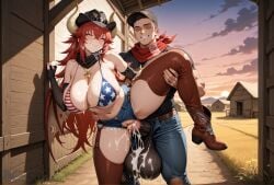 1girls ahe_gao ai_generated american_flag_bikini big_ass big_balls big_breasts big_butt big_penis bikini bikini_top blush cleavage clothed clothed_female covered_in_cum cowboy_boots cowboy_hat cowboy_pants cowgirl_outfit creamhorseai cum cum_covered cum_drip cum_in_mouth cum_in_pussy cum_inside cum_on_body cum_on_breasts cum_on_face curvy curvy_female curvy_figure dragon_girl dragon_horns dragon_humanoid equine_penis excessive_cum farm farmgirl female fit fit_female from_behind_position half_dragon high_resolution highres horns horny horny_female horse_penis horsecock horsecock_on_humanoid huge_ass huge_balls huge_breasts huge_cock humanoid hyper_balls leg_grab leg_up light-skinned_female long_hair male male/female mature_female milf mommy mommy_kink outdoors outside penis ranch red_hair scarf seductive short_shorts smug smug_face smug_grin testicles thick_thighs vagina vaginal_penetration vaginal_sex very_long_hair voluptuous voluptuous_female vshojo vtuber wide_hips yellow_eyes zentreya zentreya_(cowboy_bikini)