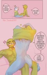 2boys abi_sandia antennae argentina_(countryhumans) argentinian argentinian_male blue_body brazil_(countryhumans) countryhumans gay gay_sex green_skin male on_couch tagme