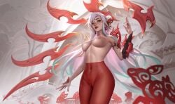 breasts hi_res irelia_xan league_of_legends nude nude_female richtofen topless