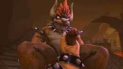 2boys 3d animated bowser claws dragon gay giga_bowser handjob horn ictonica male male_only mario_(series) multiple_boys nintendo penis reptile scalie selfcest spikes super_smash_bros. turtle yaoi