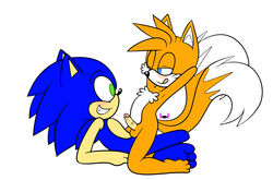 amatsucat anal balls blue_fur duo furry hedgehog male male_only mammal penis sonic_(series) sonic_the_hedgehog sonic_the_hedgehog_(series) sonic_the_hedgehog_2 tails yaoi