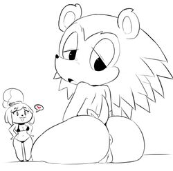Isabelle (Animal Crossing) Rule 34 Image