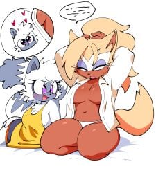 ... 2girls :d ^ adjusting_hair animal animal_ears animal_nose anthro anthro_only apron arms_behind_head arms_up bangs big_breasts blonde_hair blouse blush body_fur breasts canine cleavage closed_eyes clothing collared_blouse collared_shirt couple dog_tail duo english_language english_text eyelashes eyeliner eyeshadow female female_only fur furry furry_female furry_only furry_with_furry hair heart hi_res idw_comics idw_publishing large_breasts lingerie long_hair looking_at_another lying makeup mammal medium_breasts multiple_girls navel no_bra open_clothes open_mouth open_shirt panties pantsu ponytail purple_eyes quavernsfw sega seiza shirt short_hair shorts sideboob sitting smile sonic_(series) sonic_the_hedgehog_(comics) sonic_the_hedgehog_(idw) sonic_the_hedgehog_(series) stomach tail tangle_the_lemur tank_top text thick_thighs thighs thong topwear unbuttoned unbuttoned_shirt underwear whisper_the_wolf white_fur white_hair white_panties white_shirt wide_hips wolf_girl wolf_tail yuri