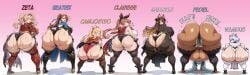 7girls ai_generated ass beatrix_(granblue_fantasy) big_ass big_breasts big_thighs breasts bust busty cagliostro_(granblue_fantasy) chest clarisse_(granblue_fantasy) curvaceous curvy curvy_figure daidouji_(artist) daidoujipv digital_media_(artwork) dumptruck_ass dumptruck_butt enormous_ass enormous_breasts fat_ass fediel_(granblue_fantasy) female galleon_(granblue_fantasy) giant_ass gigantic_ass gigantic_breasts granblue_fantasy hips hourglass_figure huge_ass huge_breasts huge_thighs hyper_ass large_ass large_breasts large_thighs legs massive_ass massive_breasts mature mature_female multiple_girls slim_waist thick thick_ass thick_hips thick_legs thick_thighs thighs twerking voluptuous waist wamdus_(granblue_fantasy) wide_ass wide_hips wide_thighs zeta_(granblue_fantasy)