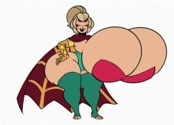 animated big_breasts brawl_stars breasts charlie_(brawl_stars) elpiromanias fat_ass gif happy huge_breasts spider swinging_breasts web wide_hips