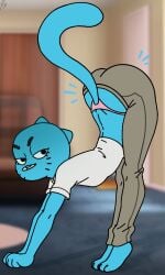cat_stretch face_down_ass_up feline nicole_watterson revengeguac the_amazing_world_of_gumball