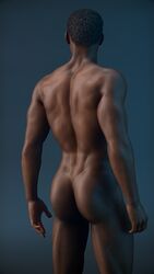 abs dark-skinned_male dark_skin huge_ass male male_only muscular muscular_male sexyrenders