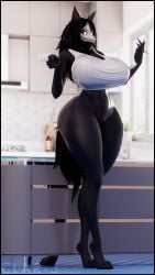3d_(artwork) 9:16 anthro big_breasts black_body black_fur black_hair blurred_background bone bottomless bottomless_anthro bottomless_female breasts canid canine cigarette cigarette_smoke claws clothed clothing container crop_top cup digital_media_(artwork) digitigrade fangs female fur genitals hair hi_res holding_cigarette holding_container holding_cup holding_mug holding_object huge_breasts innie_vulva inside kitchen long_hair mal0 mal0_(bom39) mal0_(species) malo mammal mug scp-1471-a scp_foundation sharp_teeth shirt skull skull_head skulldog_(species) sleeveless_shirt smoke smoking smoking_cigarette solo tail tank_top teeth thenicedragon thick_thighs topwear vulva watermark white_clothing white_shirt white_tank_top white_topwear wide_hips