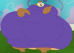 1girls alternate_version_at_source anthro ass belly belly_overhang breasts brown_fur buckteeth dress fat female female_focus female_only furry hips hyper hyper_ass hyper_breasts large_ass large_breasts looking_back milk-knight nickelodeon obese obese_female overweight overweight_female rodent rodent_humanoid sandy_cheeks spongebob_squarepants squirrel stomach thick_thighs thighs weight_gain wide_hips