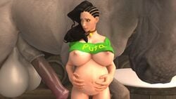 1boy 3d animal asymmetrical_hair barrel big_belly big_nipples black_eyes black_hair bottomless brazilian brazilian_female breasts breasts_out bulge capcom choker cornrows cum_filled dark_hair erect_nipples female flared_penis ghost_nipples hands_on_stomach horse horse_penis horsecock hyper_balls implied_bestiality indoors it'll_never_fit large_breasts large_testicles latina laura_matsuda looking_at_penis looking_back navel nervous nipples penis penis_awe pregnant pussy ready_to_pop rochestedorm solo_focus source_filmmaker stable stallion standing stomach_bulge street_fighter street_fighter_v subtle_pussy testicles underboob worried zoophilia