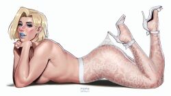 emma frost from hellfire club by pepedraws