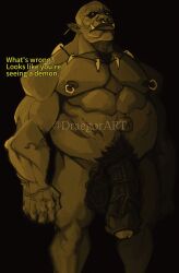 balls belly_button big_balls big_penis buff chest_hair dark_skin demon draegorart enormous_penis glans green_body green_penis green_skin groin hairy hairy_balls hairy_male huge_balls huge_cock male monster muscular muscular_male nipple_piercing nipples orc orc_male penis scar thick_penis veiny_penis