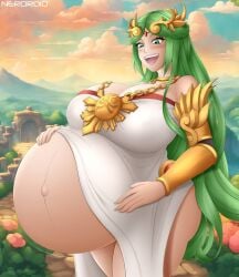 palutena from kid icarus by nerdroid