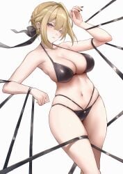 evelyn chevalier from zenless zone zero by hal aluha