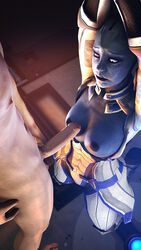 3d alien asari blue_skin liara_t'soni mass_effect mass_effect_2 mass_effect_3 rest_in_pieces source_filmmaker