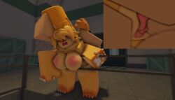 anthro breasts catte_(kaiju_paradise) consensual female furry human in_heat kaiju_paradise male ravenuwu roblox self_upload sex vaginal_penetration