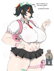 bbw big_breasts cheating danhnsfw netorare ntr ugly_bastard zenless_zone_zero zhu_yuan