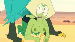 2girls cartoon_network corrupted_gem gem_(species) green_skin kindergarten_kid_(steven_universe) monster pedroillusions penis peridot_(steven_universe) rape sex steven_universe tongue_monster_(steven_universe)