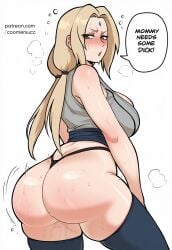 tsunade from naruto by coomersucc