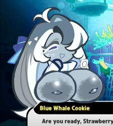 blue whale cookie from cookie run by cubesmolly