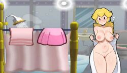 paper peach from mario (series) by hamburgerjoy