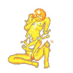 breasts fan_character female masturbation melting nipples orgasm pixel_art plasma spoiledmysterymeat tagme transparent_background