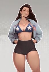 america chavez from avengers by phophopho
