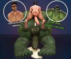 bruce banner from marvel by gunnsteam