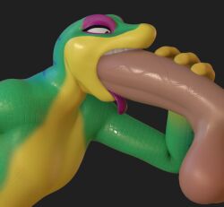 gex the gecko from gex (series) by reptilligator