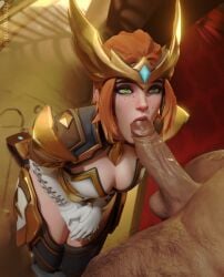 archangel freja from blizzard entertainment by dzooworks