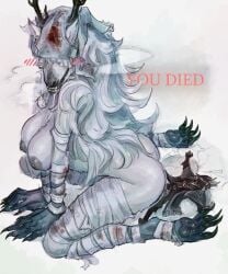 beast (bloodborne) from bloodborne by snowyfeline