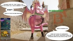 1futa absurd_res animal_genitalia animal_penis anthro balls big_breasts big_penis breasts cel_shading clothing counter-strike dialogue dododragon56 dog_tags dominant dominant_female dragon equine_genitalia equine_penis female futanari gameplay_mechanics genitals gesture glock gloves goddess_bread gun hand_gesture handgun handwear hi_res huge_breasts huge_cock ineffective_clothing intersex middle_finger mythological_creature mythological_scalie mythology nipple_slip nipples nude penis piercing pistol ranged_weapon reptile scalie shaded smile speech_bubble tongue tongue_out weapon wings