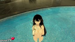 3d android android_girl bath bathhouse bathing bathtub belly belly_button breasts brown_hair brunette-haired_female brunette_female brunette_hair caught_off_guard cute cute_expression cute_eyes cute_face cute_female cybernetic_arm cybernetic_limb cybernetics cyberpunk drenn_(artist) eye_contact female female_focus female_human female_only naked naked_female nipples nude nude_female public public_exposure public_nudity robot robot_girl robot_humanoid robotic_arm tummy virtual_reality vr vr_media vrchat vrchat_avatar vrchat_media vrchat_model wet wet_body wet_hair wet_skin