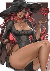 scarlet witch from halloween by whailsart
