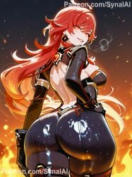 mavuika (genshin impact) from genshin impact by synalai