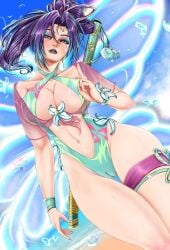 1girls 2025 2d 2d_(artwork) artist_name big_breasts blue_eyes breasts butterfly_wings cameltoe cleavage clothing construct day energy energy_wings esper female female_only human human_only looking_at_viewer marvel marvel_comics marvel_rivals no_sex nungmeenui outdoors posing psylocke psylocke_(sai)_(breezy_butterfly) purple_hair pussy pussy_visible_through_swimsuit solo solo_female sweat sword weapon wings