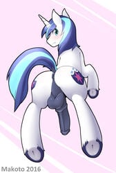 anus balls equine erection friendship_is_magic horn male male_only mammal my_little_pony oloxbangxolo penis shining_armor_(mlp) solo unicorn