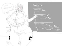 1girls big_ass big_breasts breasts busty chalk chalkboard cleavage clothing comparing_penis comparison diagram dialogue eigaka equine female female_focus female_only friendship_is_magic hand_on_hip horn huge_ass huge_breasts large_ass large_breasts lecture mammal milf my_little_pony penis penis_chart penis_reaction_chart smile solo teacher thick_thighs unicorn vein venus_body vinyl_scratch_(mlp) voluptuous wide_hips