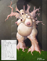 1futa balls body_horror breasts clitoris conjoined demon-man futa_only futanari intersex lactation medium_breasts moaning multi_breast multi_head mutant nightmare_fuel open_mouth penis pregnant pussy small_breasts transformation veiny_belly what