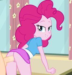 1girls accurate_art_style animated doggy_style equestria_girls erection female friendship_is_magic horny_female human_male male my_little_pony outside penis pinkie_pie_(eg) pussy sex spectre_z straight straight_hair