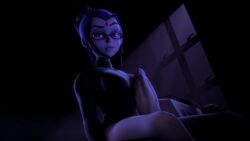 1futa 3d dc dc_comics futa_only futanari intersex plasticmayo rachel_roth raven_(dc) solo_futa source_filmmaker teen_titans