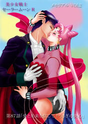 1girls aged_up artist_request ass ass_grab bishoujo_senshi_sailor_moon black_hair black_lady black_moon black_panties blush breast_grab breast_press breasts chibi_usa closed_eyes clothed clothing dark_persona double_bun earrings facial_mark father_and_daughter female forehead_mark formal french_kiss gloves grab grope groping head_grab huge_breasts incest japanese_text jewelry kissing large_breasts long_hair mamoru_chiba medium_breasts panties pink_hair shawl smooth_skin suit text tied_hair tongue translated tuxedo tuxedo_mask twintails underwear very_long_hair villainess