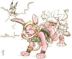 a_link_to_the_past anthro bigok bunny_ear bunny_link cornelius femboy furry link male male_only malesub nintendo odin_sphere pooka rabbit_link snapdragon straight_hair tentacle_on_male the_legend_of_zelda