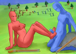 blue_wobbler cafin edited footjob hetero male red_wobbler tagme totally_accurate_battle_simulator