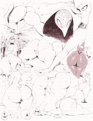 11girls 1boy 6+girls all_fours ambiguous_gender ambiguous_penetration angry anthro anus areolae ass avian back backboob bathroom beak bird black_eyes black_fur blush breasts buttjob canine cleft_tail clitoris closeup collar crossed_arms crossover eeveelution erect_nipples fat_ass feet female furry half-closed_eyes high_heels huge_ass jewelry large_breasts large_penis lipstick long_ears looking_back looking_down looking_up mammal medicham monochrome monster_girl multi_nipple necklace nintendo nipples nude open_mouth original_character pikachu pokémon_(species) pokemon pokemon_(species) pussy pussy_juice rodent rubber_duck sex sketch smile soles spread_arms standing sunibee sweat tail thick_lips thick_thighs tongue tongue_out umbreon unknown_species veins veiny_penis video_games wet wide_hips