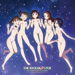 amami_haruka futami_ami futami_mami idolmaster idolmaster_platinum_stars kikuchi_makoto minase_iori nipples nude photoshop pussy uncensored