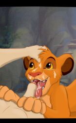 simba from disney by kitsune18