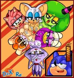 2d amy_rose anthro bat big_breasts blaze_the_cat breasts cum cum_on_face deadly_six feline female hedgehog huge_breasts lagomorph male mammal multi_breast rabbit raianonzika rouge_the_bat sega sonic_(series) sonic_lost_world sonic_riders sonic_the_hedgehog sonic_the_hedgehog_(series) superbunnygt swallowing vanilla_the_rabbit wave_the_swallow zeena zeti zeti_(species)