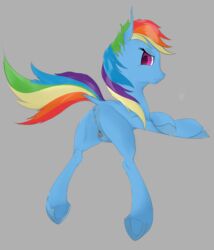 anus equine female horse horsepussy mammal my_little_pony pony pussy rainbow_dash_(mlp) simple_background stalafarnahe straight_hair